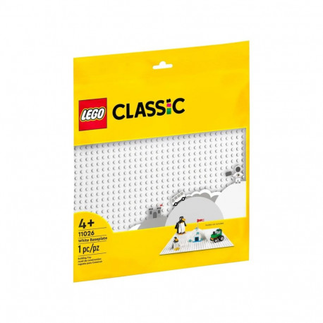 LEGO ehitusplaat 11026 Classic, valge