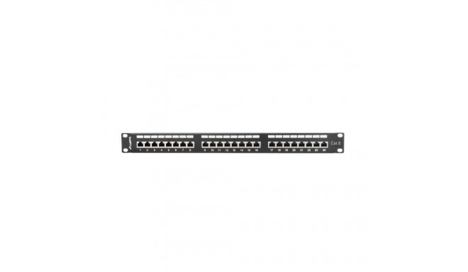 Lanberg PPS6-1024-B patchpaneel 1U