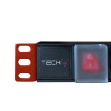 Techly I-CASE STRIP-81UD power distribution unit (PDU) 8 AC outlet(s) 1U Black, Red