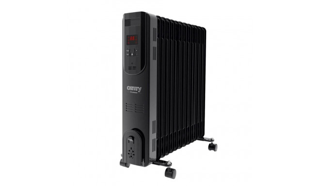 Elektriline õliradiaator kaugjuhtimispuldiga CAMRY CR 7814, 13 ribiga, 2500 W, must