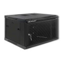 Qoltec 54489 RACK 19" cabinet | 6U | 600 x 370 x 600 | Perforated door