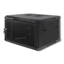 Qoltec 54489 RACK 19" cabinet | 6U | 600 x 370 x 600 | Perforated door