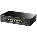 Cudy GS1008PS2 võrgulüliti Haldamata Gigabit Ethernet (10/100/1000) Toite üle Etherneti (PoE) Must