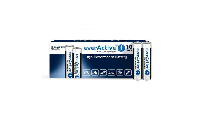 Alkaline batteries everActive Pro Alkaline LR03 AAA - shrink pack - 10 pieces