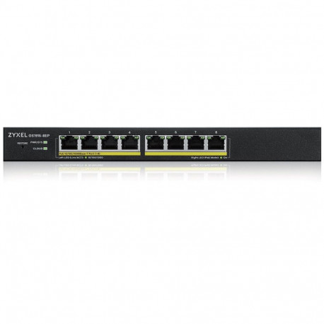 Zyxel GS1915-8EP hallatav L2 gigabit ethernet (10/100/1000) toitega üle etherneti (PoE) must