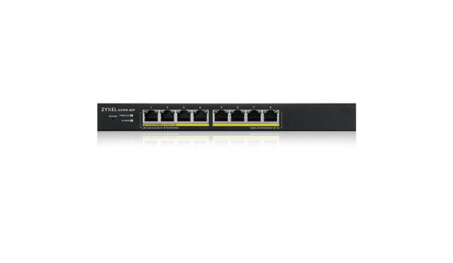 Zyxel GS1915-8EP hallatav L2 gigabit ethernet (10/100/1000) toitega üle etherneti (PoE) must