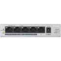 Zyxel GS1005HP haldamata gigabitine Ethernet (10/100/1000) toite üle Etherneti (PoE) hõbedane