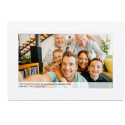 Denver PFF-1015W digital photo frame White 25.6 cm (10.1") Touchscreen Wi-Fi