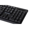 Activejet K-3803SW juhtmevaba klaviatuur, töötab 1x 1.5V AAA patareiga, must