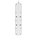 Belkin SRB001VF2M ülepinge kaitse Valge 4 pistikupesa 2 m