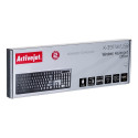 Activejet K-3911W juhtmevaba klaviatuur must koos 1x 1,5V AAA patareiga