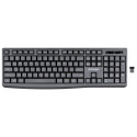 Activejet K-3803SW juhtmevaba klaviatuur, töötab 1x 1.5V AAA patareiga, must