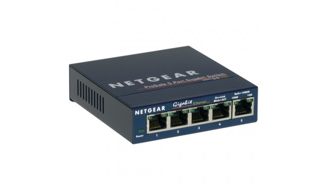 NETGEAR GS105 Halda Gigabit Ethernet (10/100/1000) Sinine