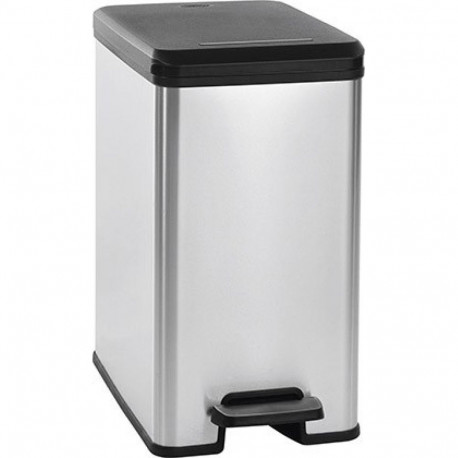 CURVER WASTE BIN SLIM BIN 25L /IML METALLIZED