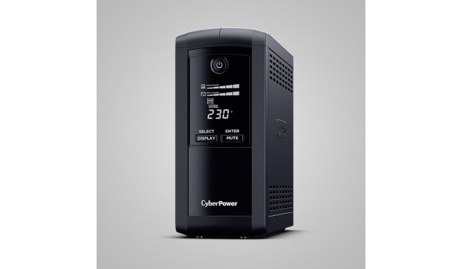 CyberPower Tracer III VP700ELCD-FR uninterruptible power supply (UPS) Line-Interactive 0.7 kVA 390 W