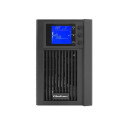 Qoltec 53981 UPS | On-line | Puhta Siinuse Laine | 2kVA | 1.6kW | LCD Ekraan | USB