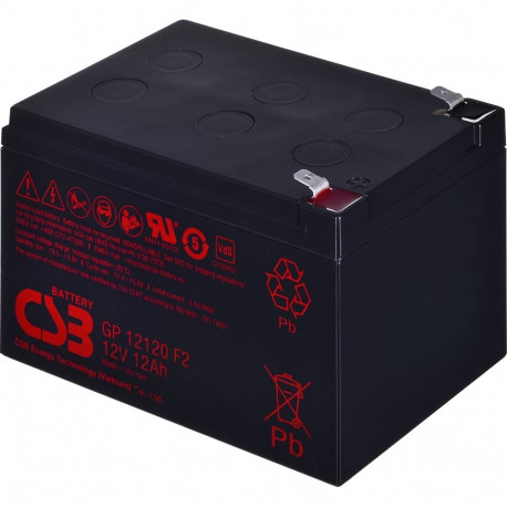 CSB GP12120F2 12V 12Ah battery