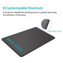 HUION H950P graphic tablet 5080 lpi 220 x 137 mm USB Black