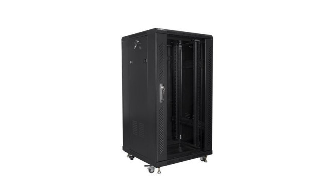 LANBERG vabaltseisev 19" räkk-kapp 22U 600x600 must