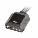 ATEN 2-pordiline USB DisplayPort kaabliga KVM-lüliti