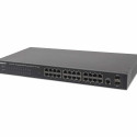 Intellinet 24-Port Gigabit Ethernet PoE+ Web-Managed Switch with 2 SFP Ports, 24 x PoE ports, IEEE 8