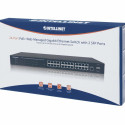Intellinet 24-Port Gigabit Ethernet PoE+ Web-Managed Switch with 2 SFP Ports, 24 x PoE ports, IEEE 8