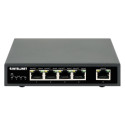Intellinet 5-Port Gigabit Ethernet PoE+ Switch, Four PSE PoE Ports, IEEE 802.3at/af (PoE+/PoE) Compl