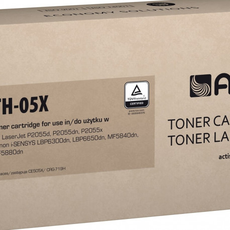 Actis TH-05X tooner (asendus HP 05X CE505X, Canon CRG-719H; standard; 6 500 lehekülge; must)