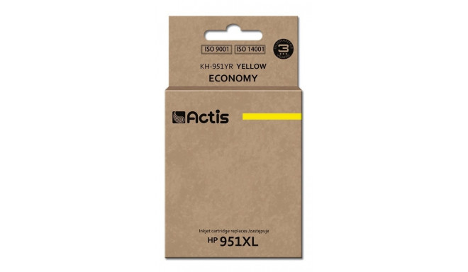 Actis KH-951YR tindikassett (asendus HP 951XL CN048AE; standard; 25 ml; kollane)