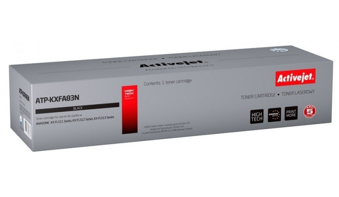 Activejet ATP-KXFA83N Toner (replacement for Panasonic KXFA83; Supreme; 2500 pages; black)