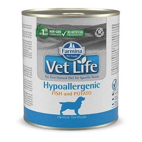 FARMINA Vet Life Canine Hypoallergenic Fish&Potato – wet food for adult dogs 300 g