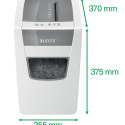 Leitz IQ Slim Office P-4 paper shredder Cross shredding 22 cm White