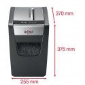 Rexel Momentum X312-SL paper shredder Particle-cut shredding Black, Grey