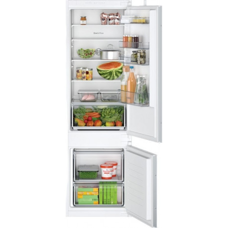 Bosch Serie 2 KIV87NSE0 külmik-sügavkülmik Integreeritav 270 L E Valge