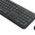 Logitech MK235 keyboard Mouse included USB QWERTY US International Grey