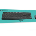 Logitech MK235 keyboard Mouse included USB QWERTY US International Grey