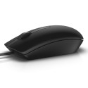 DELL MS116 mouse Ambidextrous USB Type-A Optical 1000 DPI