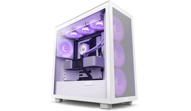 NZXT H7 Flow RGB Midi Tower Valge