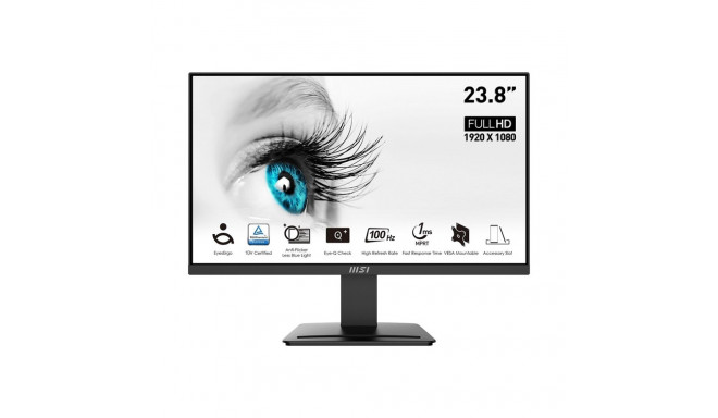 MSI Pro MP2412 arvutimonitor 60.5 cm (23.8") 1920 x 1080 pikslit Full HD LCD must