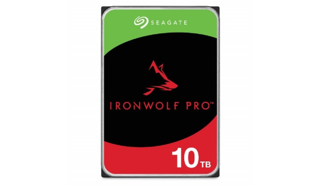 Seagate IronWolf Pro internal hard drive 10 TB 256 MB 3.5" Serial ATA III (ST10000NT001)