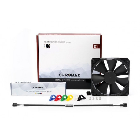Noctua NF-F12 PWM chromax.black.swap arvutikorpuse ventilaator 12 cm