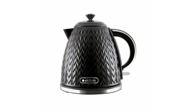 ELDOM NELA kettle, 1.7 l capacity, 2000 W power, black