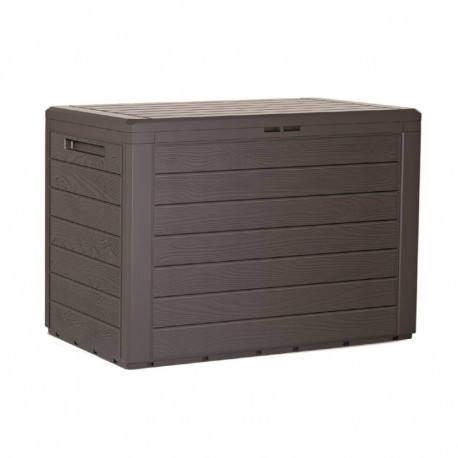 Prosperplast WoodeBox aiakast 190 l Pruun