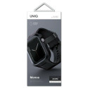 UNIQ Monos 2in1 Apple Watch Strap + Case Series 4/5/6/7/8/9/SE/SE2 44/45mm. black/midnight black