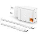 Spigen GAN-651 65W USB-C ArcStation Pro seinalaadija + USB-C kaabel valge/valge ACH05476