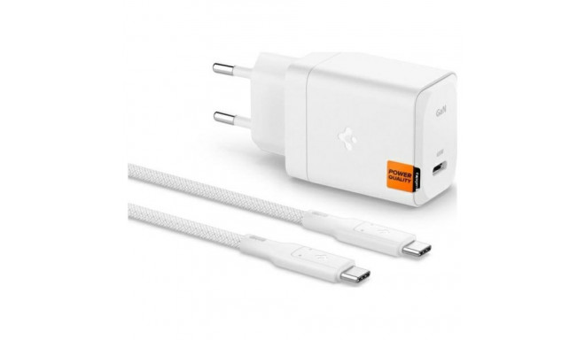 Spigen GAN-651 65W USB-C ArcStation Pro + USB-C kaabel valge ACH05476