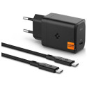Spigen GAN-651 65W USB-C ArcStation Pro Seinatarvik + USB-C Kaabel Must/Must ACH05475