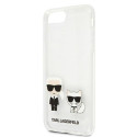 Karl Lagerfeld KLHCI8LCKTR iPhone 7/8 Plus hardcase Transparent Karl & Choupette