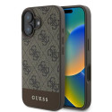 Guess GUHCP16MG4GLBR iPhone 16 Plus 6.7" pruun/pruun kõvakate 4G alumine triip