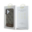 Guess GUHCP16MG4GLBR iPhone 16 Plus 6.7" pruun/pruun kõvakate 4G alumine triip